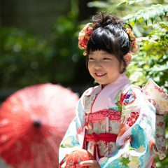 七五三撮影は神戸三ノ宮のココロスタジオ。
