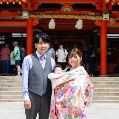 生田神社でお宮参り 出張撮影はココロスタジオ